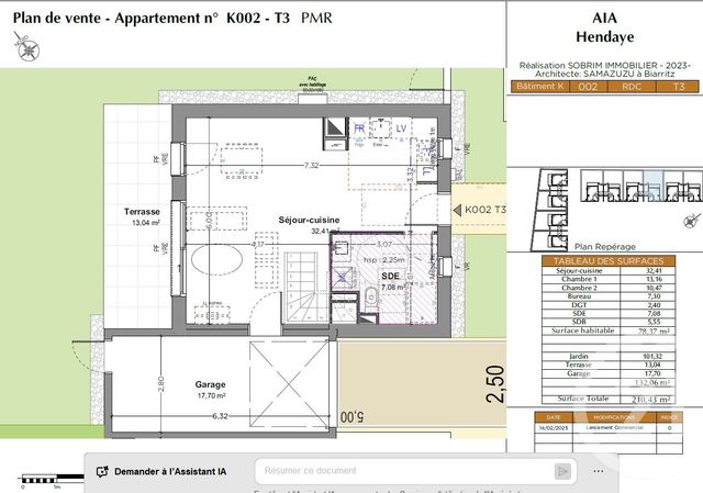 maison à vendre - 3 pièces - 78.37 m2 - HENDAYE - 64 - AQUITAINE - Century 21 Maïtena Immobilier
