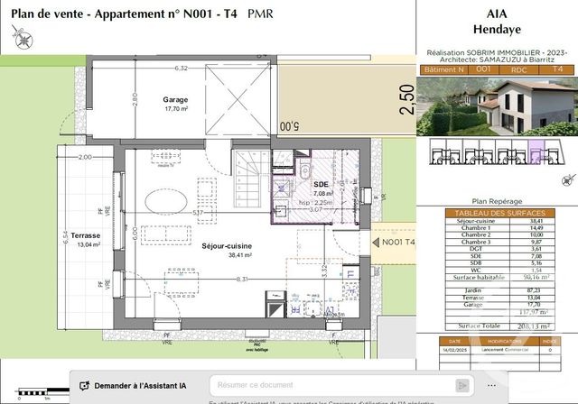 maison à vendre - 4 pièces - 90.16 m2 - HENDAYE - 64 - AQUITAINE - Century 21 Maïtena Immobilier